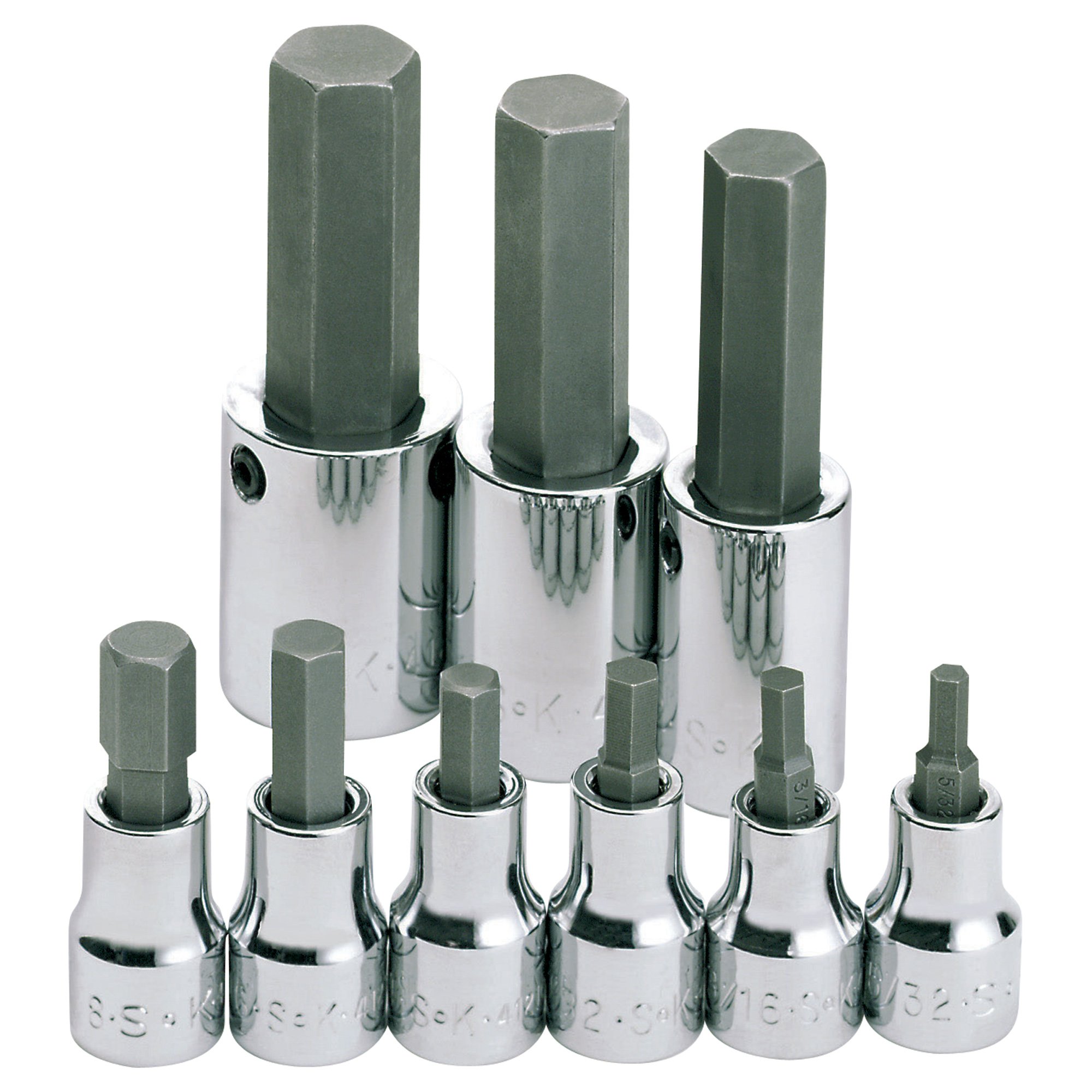 SK 9-Piece Hex Bit Socket Set